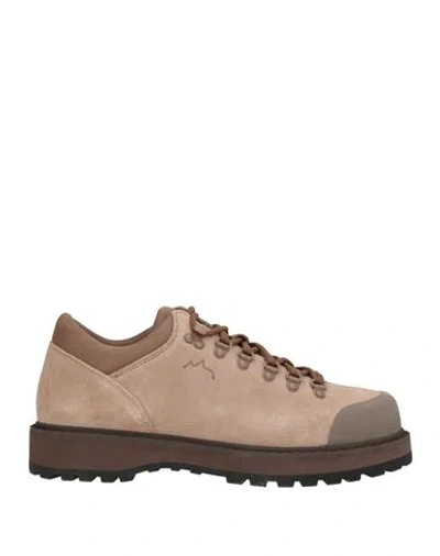 DIEMME DIEMME MAN ANKLE BOOTS LIGHT BROWN SIZE 10 LEATHER
