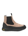Diemme Man Ankle Boots Light Brown Size 12 Leather, Rubber In Pink