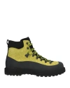 Diemme Man Ankle Boots Light Green Size 11 Leather, Rubber In Green