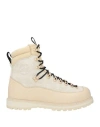 Diemme Man Ankle Boots Off White Size 9 Leather