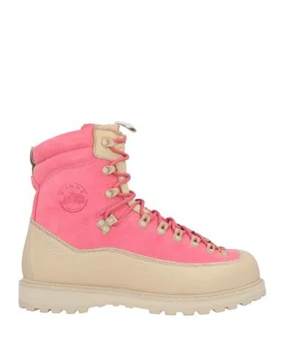 Diemme Man Ankle Boots Salmon Pink Size 9 Leather