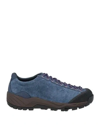 Diemme Man Ankle Boots Slate Blue Size 10 Leather