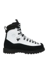 Diemme Man Ankle Boots White Size 9 Leather In White