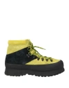 Diemme Man Ankle Boots Yellow Size 7 Leather In Yellow