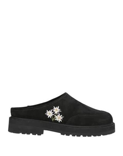 Diemme Man Mules & Clogs Black Size 10 Leather