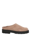 Diemme Man Mules & Clogs Khaki Size 10 Leather In Beige