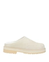 DIEMME DIEMME MAN MULES & CLOGS OFF WHITE SIZE 8 LEATHER