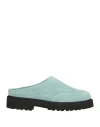 Diemme Man Mules & Clogs Sky Blue Size 10 Leather