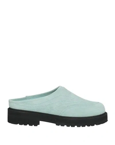 Diemme Man Mules & Clogs Sky Blue Size 10 Leather