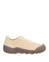 Diemme Man Sneakers Beige Size 10 Leather, Textile Fibers In Nude