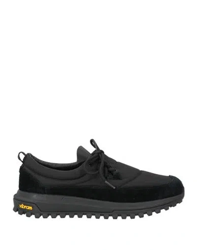 Diemme Man Sneakers Black Size 13 Leather, Textile Fibers