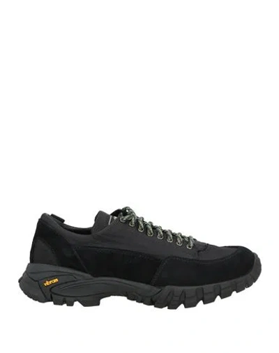 Diemme Man Sneakers Black Size 9 Textile Fibers, Leather