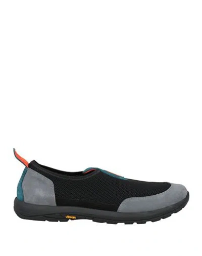 Diemme Man Sneakers Black Size 9 Leather, Textile Fibers In Multi