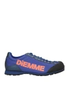 Diemme Man Sneakers Bright Blue Size 10 Textile Fibers, Leather
