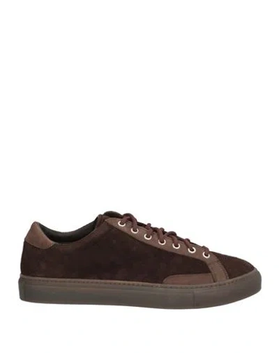 Diemme Man Sneakers Chocolate Brown Size 8.5 Leather