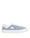 Diemme Man Sneakers Light Blue Size 10 Leather, Textile Fibers