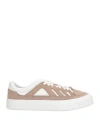 Diemme Man Sneakers Light Brown Size 10 Leather, Textile Fibers In Beige