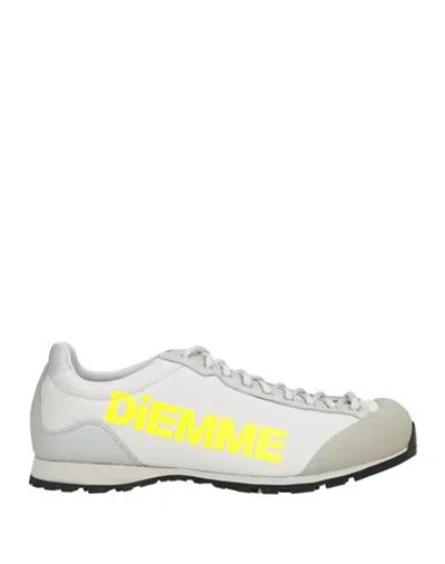 Diemme Man Sneakers Light Grey Size 10 Textile Fibers, Leather In Gray