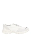 Diemme Man Sneakers Off White Size 8 Leather, Textile Fibers In Off White