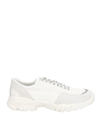 Diemme Man Sneakers Off White Size 8 Leather, Textile Fibers