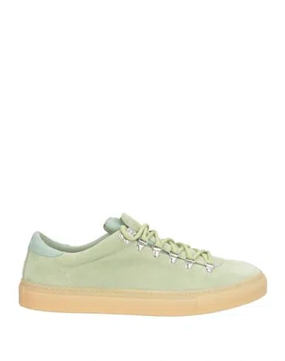 Diemme Man Sneakers Sage Green Size 8 Leather