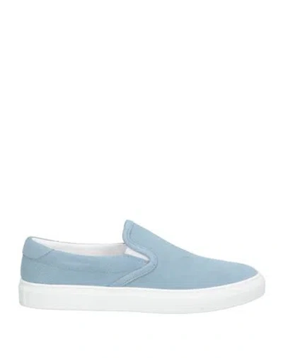 Diemme Man Sneakers Sky Blue Size 14 Leather