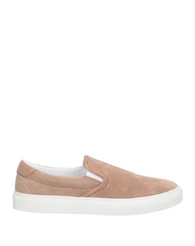 Diemme Man Sneakers Taupe Size 8 Leather In Grey