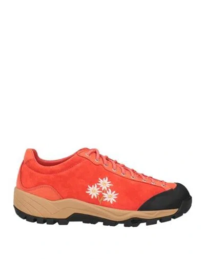 Diemme Man Sneakers Tomato Red Size 10 Leather