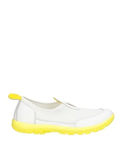 Diemme Man Sneakers White Size 9 Leather, Textile Fibers