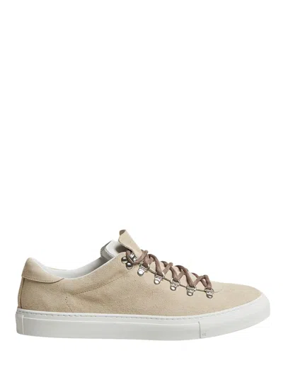Diemme Lace-up Leather Sneakers In Neutral
