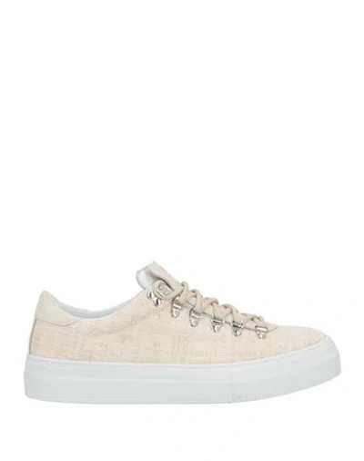 Diemme Marostica Low Woman Sneakers Beige Size 8 Textile Fibers In Pink