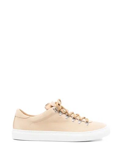Diemme Marostica Metal-eyelet Lace-up Sneakers In Neutral