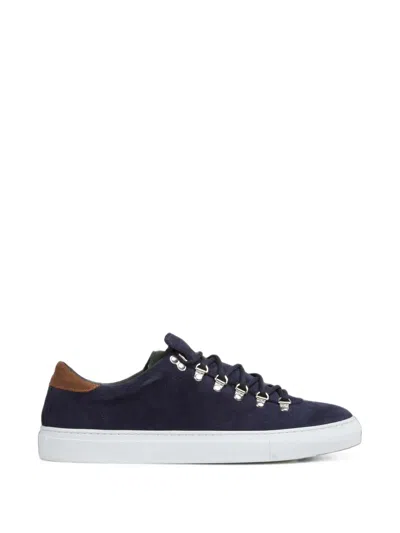Diemme Marostica Suede D-ring Sneakers In Blue
