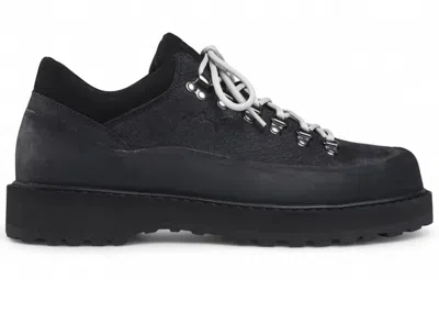 Pre-owned Diemme Men's  Leather M Cornaro Gomma Leather Sneakers In Black
