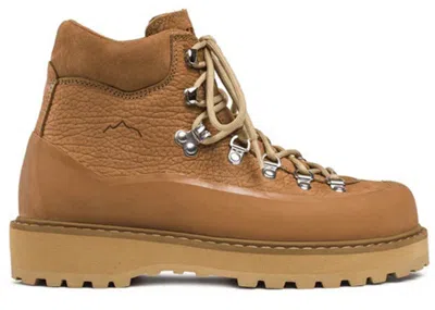 Pre-owned Diemme Men's  Roccia Vet Gomma Sneakers In Cognac In Brown