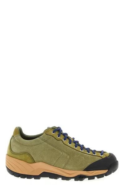 Diemme Lace-up Suede Sneakers In Green
