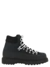 Diemme Roccia Vet Gomma Leather Boots In Black