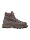 Diemme Roccia Vet Rubber-trimmed Full-grain Leather Hiking Boots In Brown