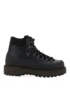 Diemme Roccia Vet Two Gum Ankle Boots In Black