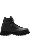 Diemme Rock Vet Lace-up Leather Hiking Boots In Black