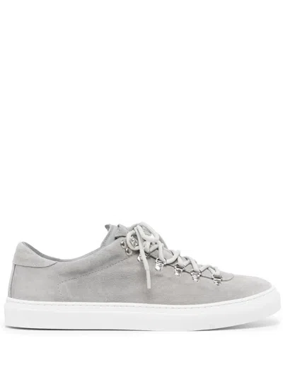 Diemme Round-toe Low-top Sneakers In Grey
