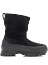 Diemme Round-toe Suede Boots In Black