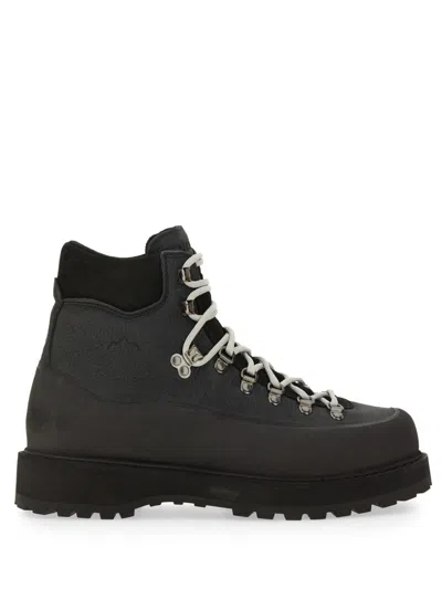 Diemme Rugged Men's Leather Ankle Boots In Black
