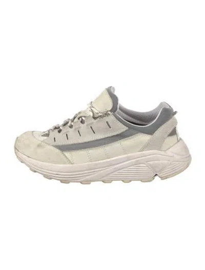 Pre-owned Diemme Suede Athletic Sneakers In Grey