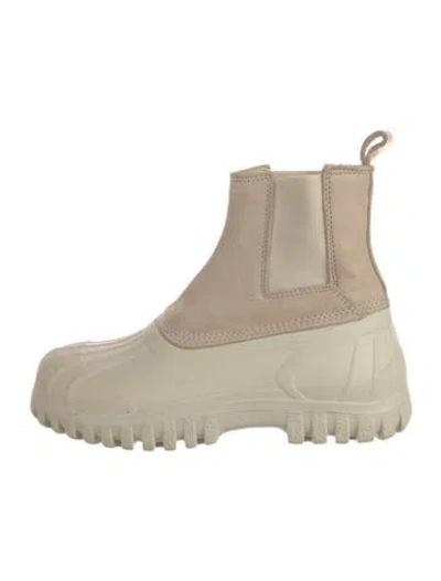 Pre-owned Diemme Suede Chelsea Boots In Neutral