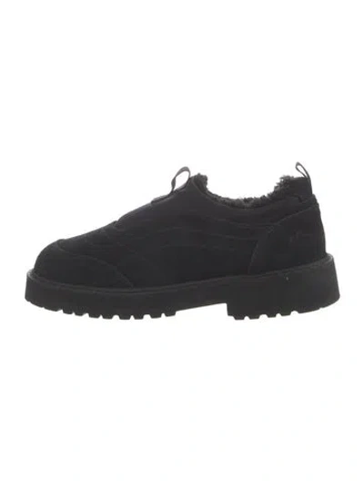 Pre-owned Diemme Suede Chunky Sneakers In Black