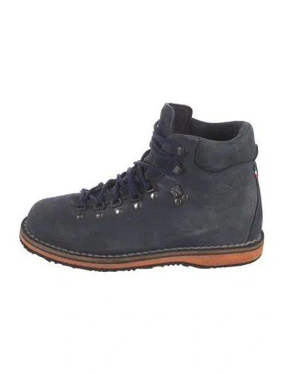 Pre-owned Diemme Suede Hiking Boots In Blue