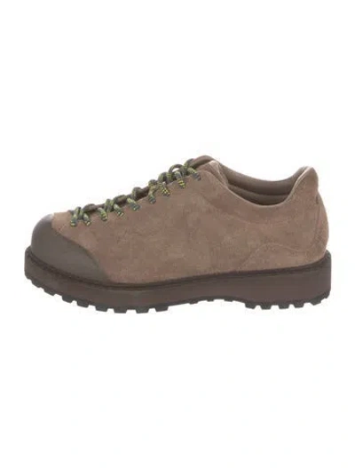 Pre-owned Diemme Suede Hiking Boots In Brown