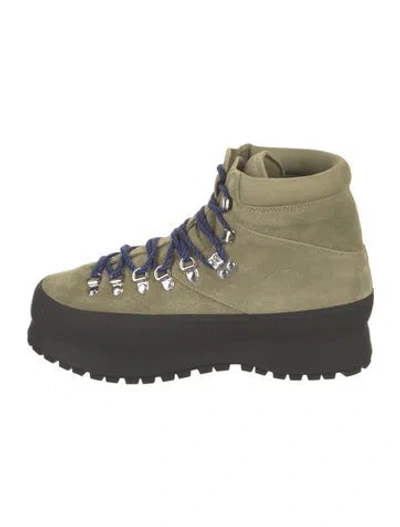 Pre-owned Diemme Suede Hiking Boots W/ Tags In Multi