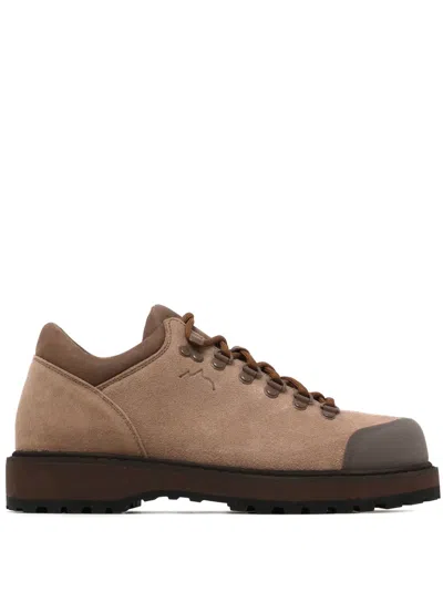 Diemme Suede Lace-up Boots In 褐色